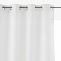 Шторка Затемняющая с люверсами Voda 180 x 140 см белый LA REDOUTE INTERIEURS  фото, kupilegko.ru